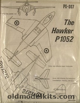 Maintrack 1/72 Hawker P.1052 - (P-1052) - Bagged, PX007 plastic model kit